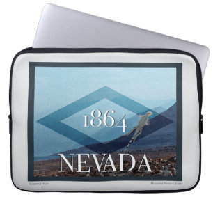 Nevada liggande Poster Laptop Fodral