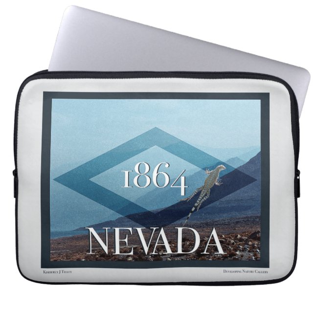 Nevada liggande Poster Laptop Fodral (Framsidan)