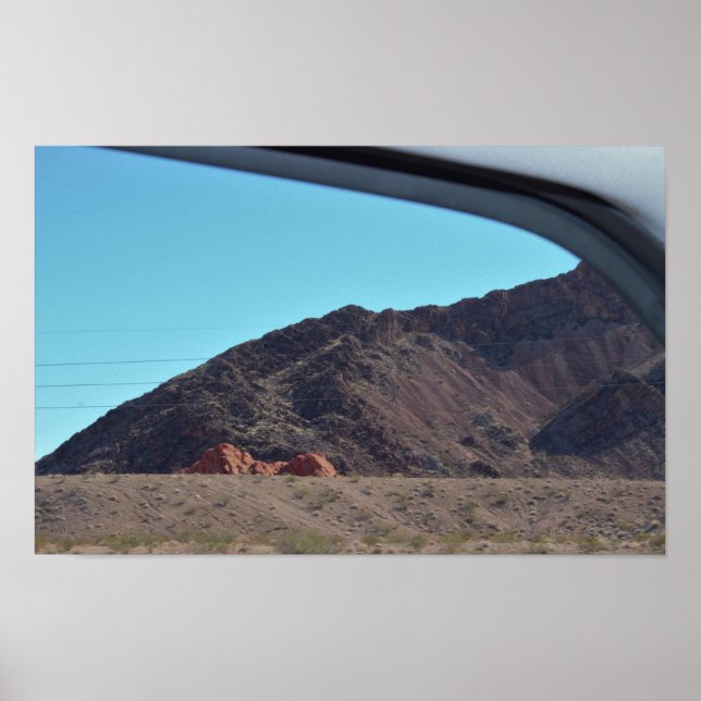 Nevada Mountains Poster (Framsidan)