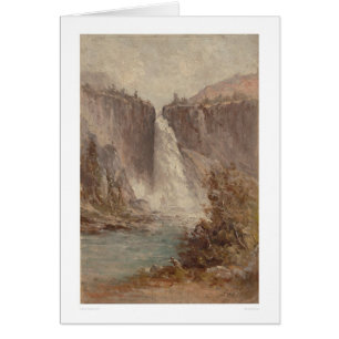 Nevada nedgångar, Yosemite (1252) Hälsningskort