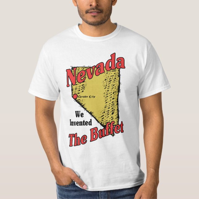 Nevada NV US Motto~ uppfann vi bufféet Tröja (Framsida)