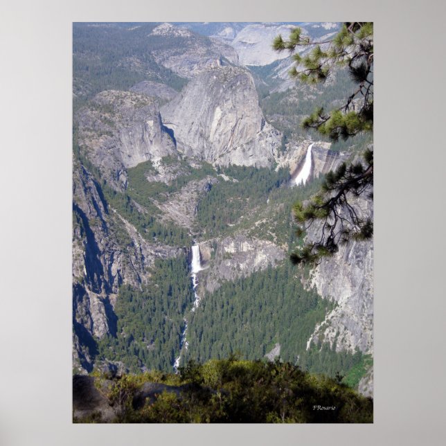 Nevada och Vernal Falls (Poster) Poster (Framsidan)