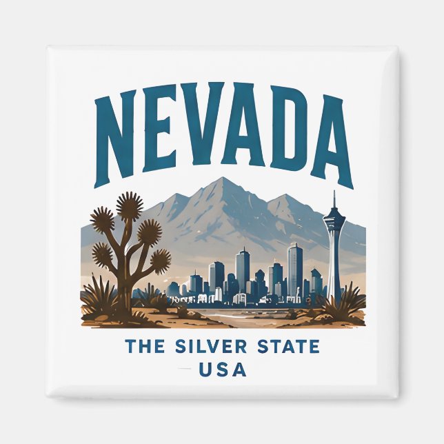 Nevada Ökenäventyr Magnet (Framsidan)