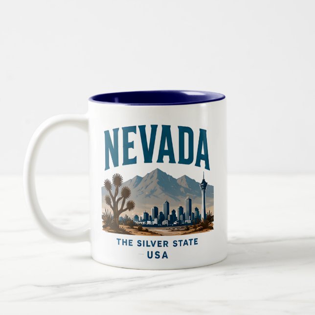 Nevada Ökenäventyr Två-Tonad Mugg (Vänster)