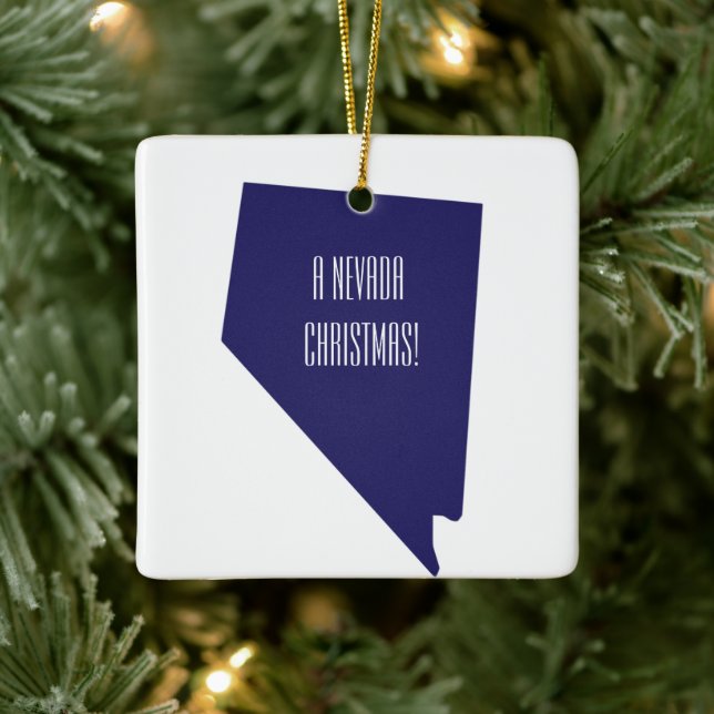 Nevada Personlig jul Ornament (Träd)