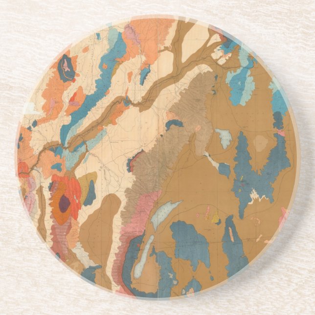 Nevada Plateau Geologisk Underlägg (Framsidan)