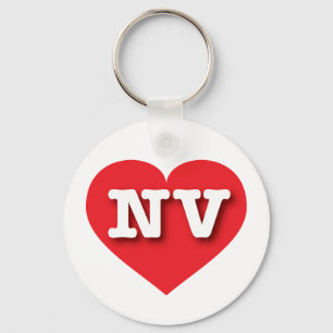 Nevada Red Heart - Big Kärlek Nyckelring