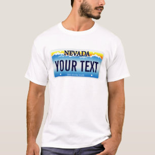 Nevada registreringsskylt tee
