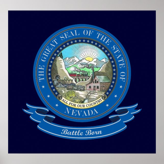 Nevada Seal Poster (Framsidan)