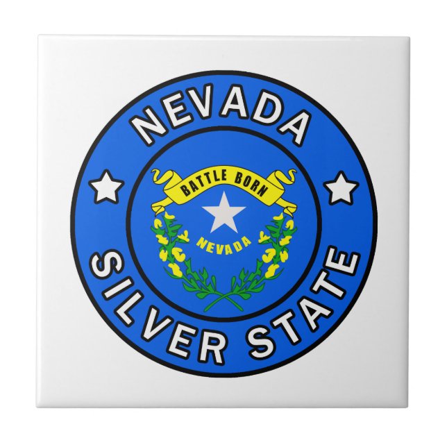 Nevada Silver Kakelplatta (Framsidan)