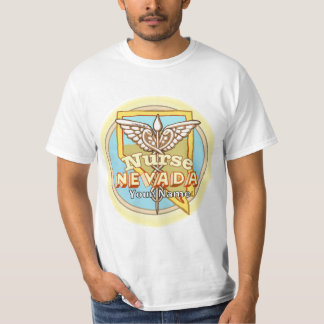 Nevada Sjuksköterska Caduceus T Shirt