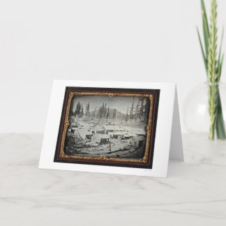 Nevada stad, 1852 av Joseph Blaney Starkweather Kort