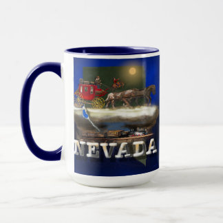 Nevada Stagecoach Artwork Mugg