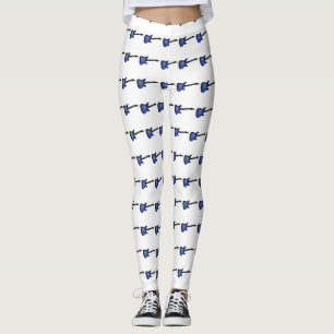 Nevada State Electric Flagga Guitar Leggings