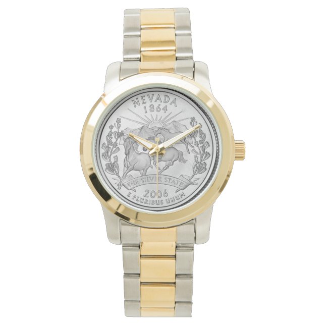 Nevada State Quarter Watch Armbandsur (Framsida)
