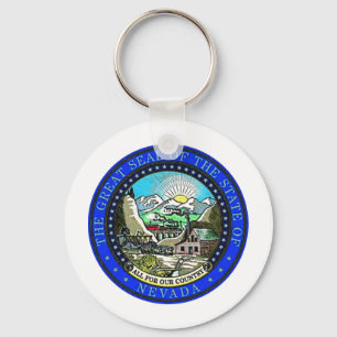 Nevada State Seal Nyckelring