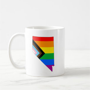 Nevada State Stolthet HBTQ Progress Stolthet Kaffemugg