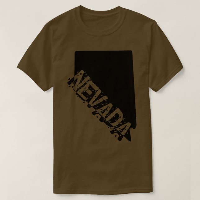 Nevada State T Shirt (Design framsida)