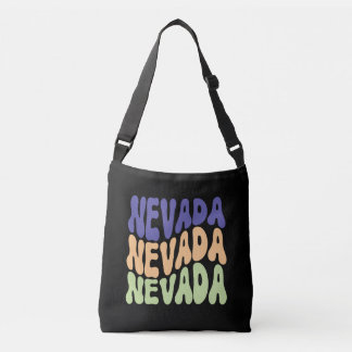 Nevada State USA Retro design Crossbody Bags Axelväska