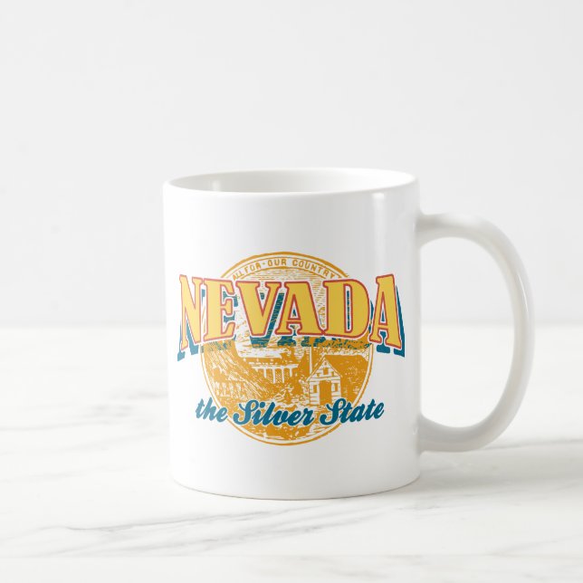 Nevada - Staten Silver Kaffemugg (Höger)