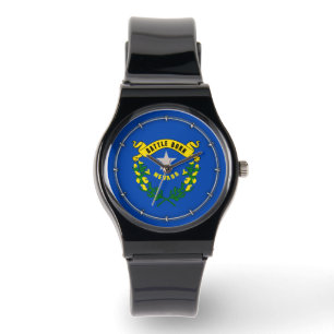 Nevada Statlig flagga Design Armbandsur