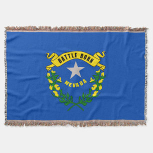 Nevada Statlig flagga Design Decor Filt