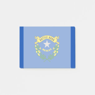 Nevada Statlig flagga Design Decor Post-it Block