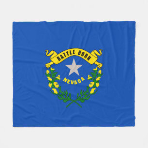 Nevada Statlig flagga Design Fleecefilt