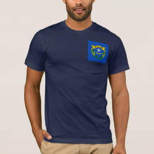 Nevada Statlig flagga Design T Shirt