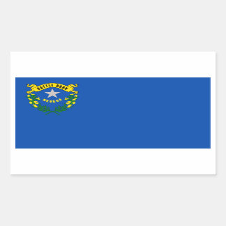 Nevada Statlig flagga, Förenade Stater Rektangulärt Klistermärke