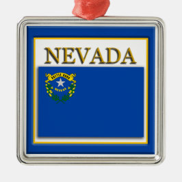 Nevada Statlig flagga jul Ornament
