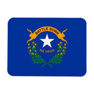 Nevada Statlig flagga Magnet