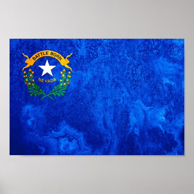 Nevada Statlig flagga Poster (Framsidan)