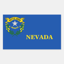Nevada Statlig flagga Sticker