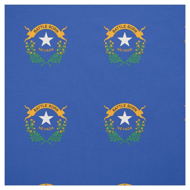 Nevada Statlig flagga Tyg (Provkarta)