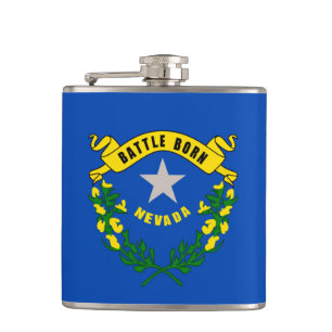 Nevada statlig flaggadesign fickplunta