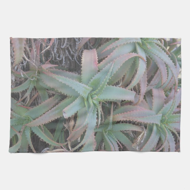 Nevada succulents kökshandduk (Horisontell)