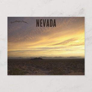 Nevada Sunset Vykort