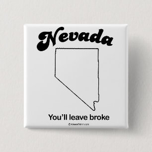 NEVADA - T-tröja "NEVADA för den STATLIGA MOTTOE Knapp
