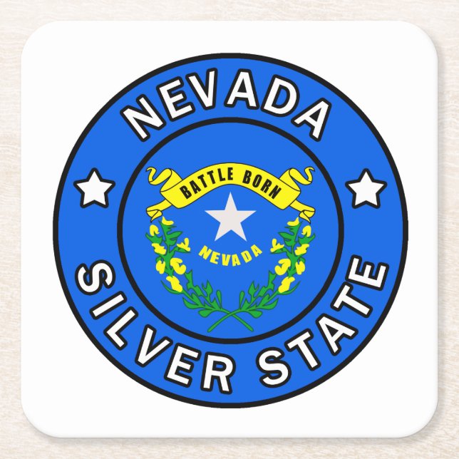 Nevada Underlägg Papper Kvadrat (Framsidan)