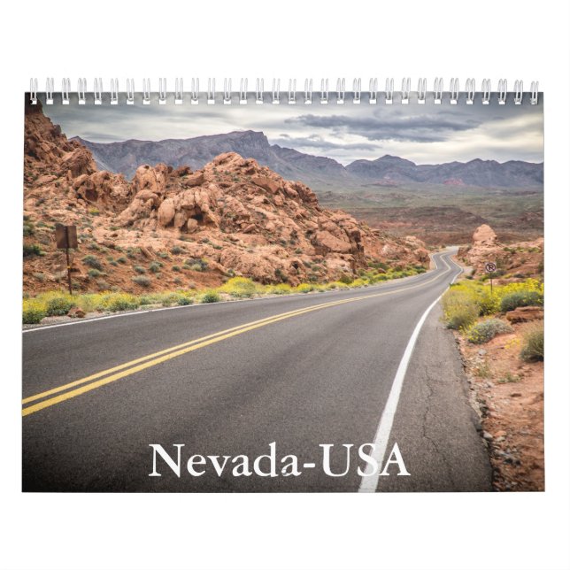 Nevada-USA Calendar Kalender (Omslag)