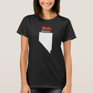 Nevada Usa Delstat Amerika Resa Nevadan Brunnar T Shirt