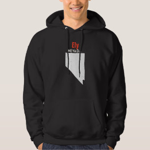 Nevada Usa Delstat Amerika Resa Nevadan Ely Hoodie