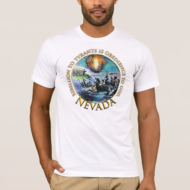 Nevada USA Proud t-shirts (Framsida)