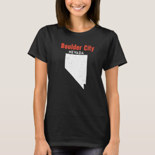 Nevada USA State America Travel Nevadan Boulder Ci T Shirt