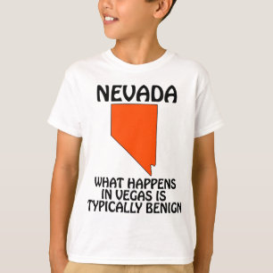 Nevada - Vad som händer i Vegas är oftast harmlöst Tee Shirt