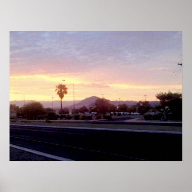 Nevada vid Sunset Poster (Framsidan)