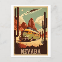 Nevada Vintage resor Art-vykort
