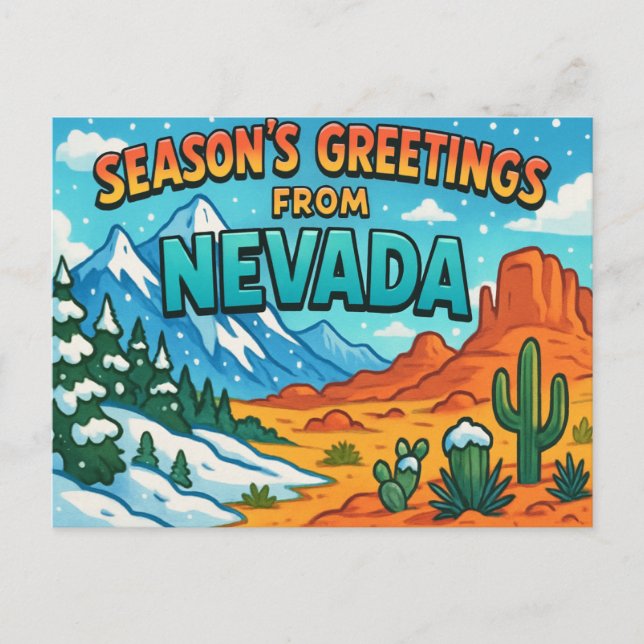 NEVADA Vykort (Framsida)