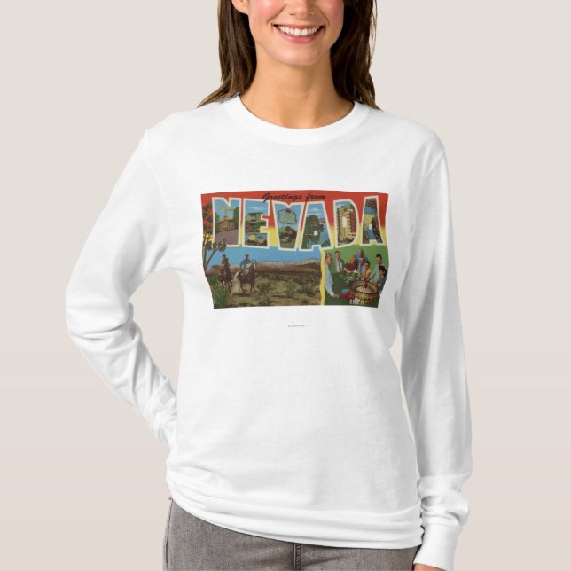 NevadaLarge brev ScenesNevada 2 T Shirt (Framsida)